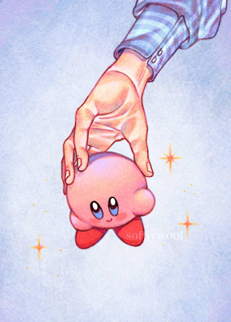 Hold Kirby gently