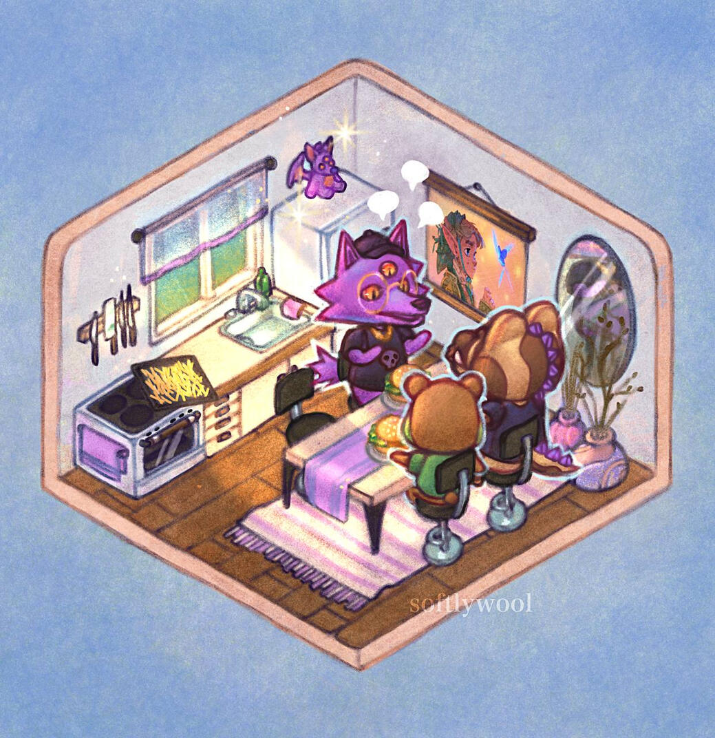 Isometric kitchen